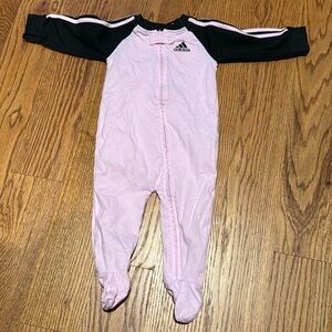 Infant Adidas Footed Onesie